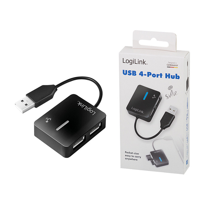 HUB LogiLink UA0139 USB 2.0 HUB 4-Port 4xUSB 2.0 - 6