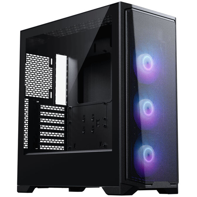 Kasë Phanteks Eclipse G370A DRGB / Midi Tower / SSI-EEB / 3x 120mm D-RGB Fan / Tempered Glass - Zezë - 3