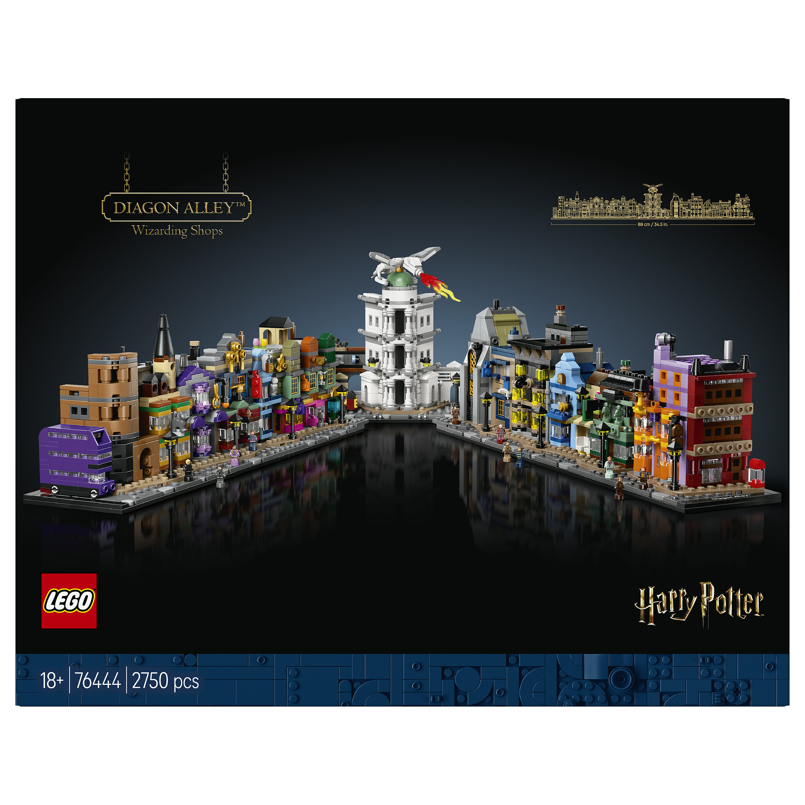 LEGO Harry Potter The Magical Shops of Diagon Alley 76444 - 9