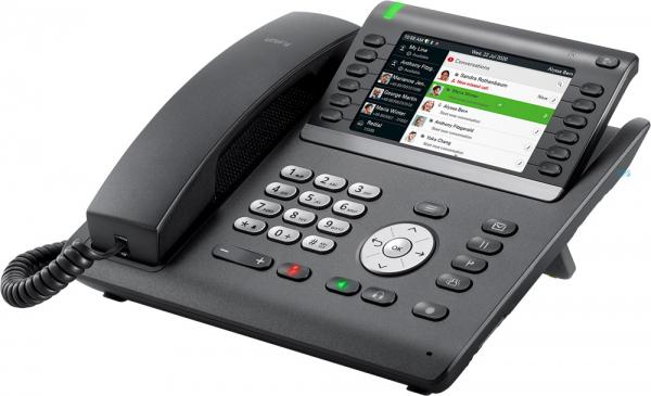 Telefon VoIP Unify OpenScape Desk Phone CP700X, ekran 5" TFT me ngjyra, Wi-Fi 5, Bluetooth - Zezë/Argjend - 2