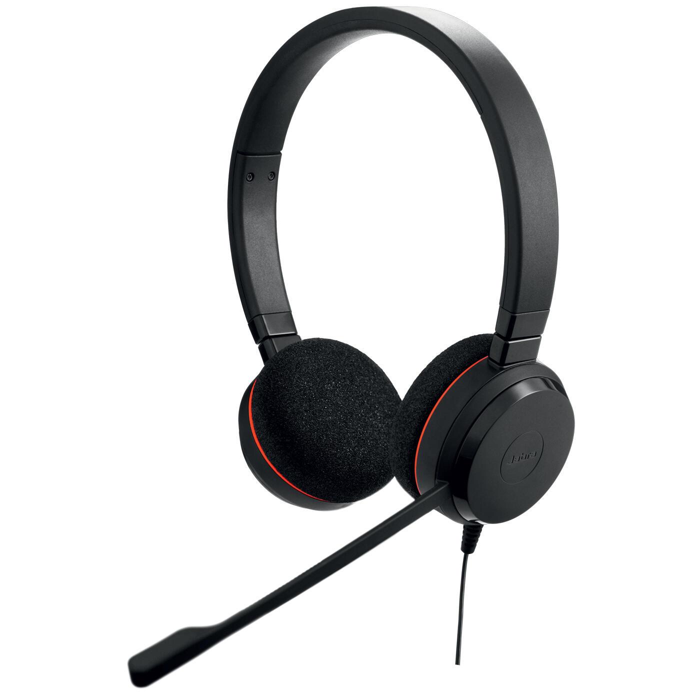 Kufje me kabllo Jabra Evolve 20 / 4999-823-169 / USB-C + USB-A Adapter / Noise Cancelling Microphone - Zezë