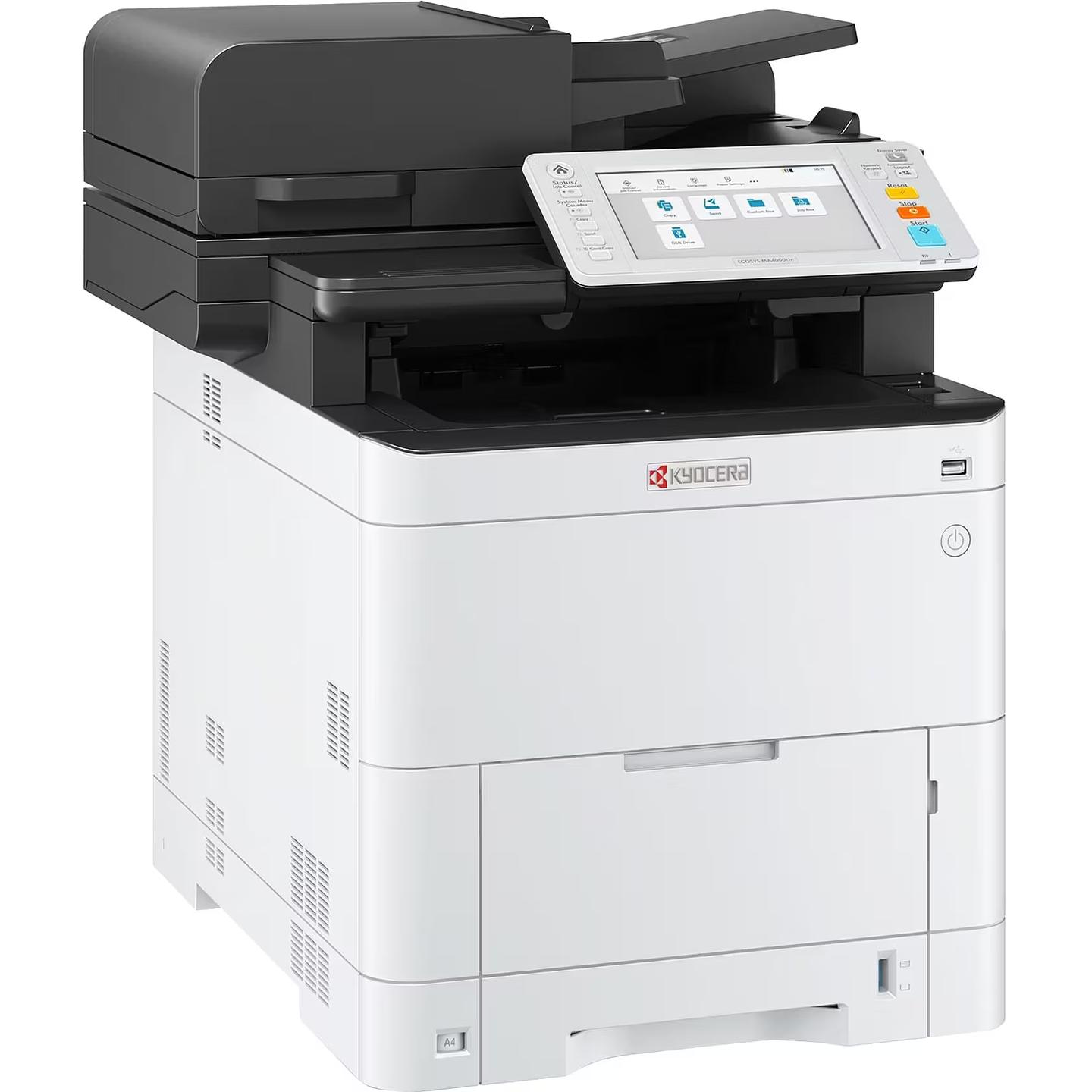 Printer Multifunksional Kyocera ECOSYS MA4000cix, Laser me Ngjyra, A4, 40ppm, 1200x1200DPI, USB 2.0, Duplex - Bardhë/Zezë