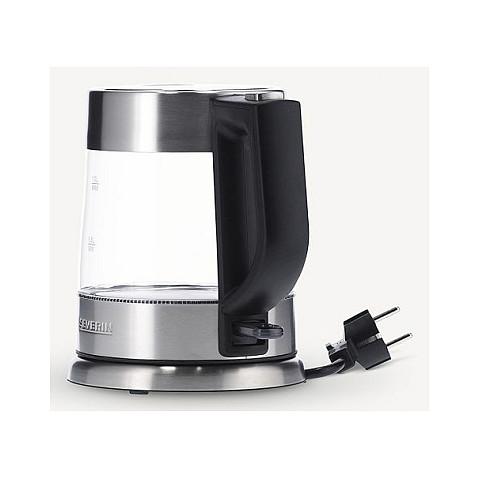 Çajnik Elektrik Severin WK 3468, 1L, 2200W, Xham, Çelik Inox, 360° – Zezë, Transparente - 3