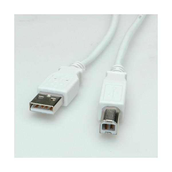 Kabllo USB VALUE 11.99.8819 / USB-A në USB-B / USB 2.0 / 1.8m - Hiri
