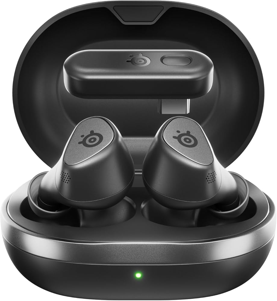 Kufje Gaming SteelSeries Arctis GameBuds PS / 61680 / Pa Kabllo / True Wireless / 2.4GHz + Bluetooth 5.3 / ANC / 360° Spatial Audio - Zezë