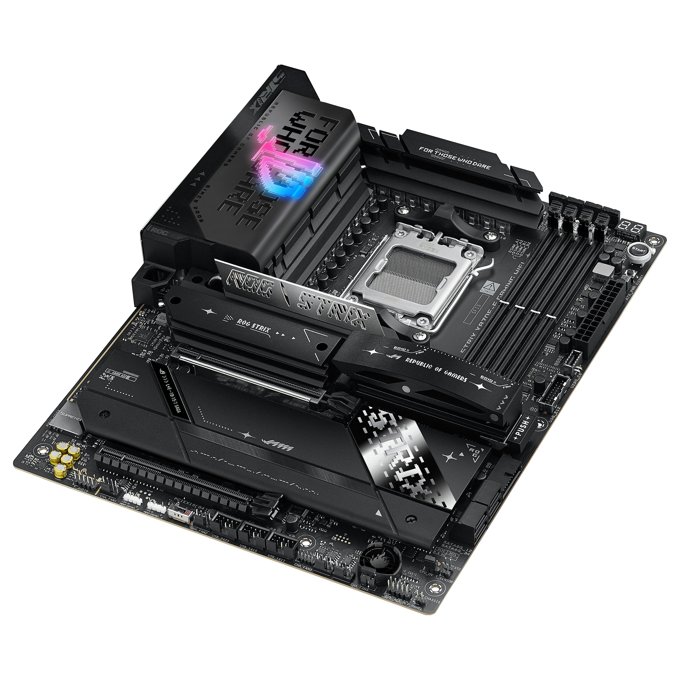 Pllakë Amë ASUS ROG STRIX X870E-E GAMING WIFI / AMD AM5 / X870E / DDR5 / ATX / Wi-Fi 7 / 5GbE LAN - 6