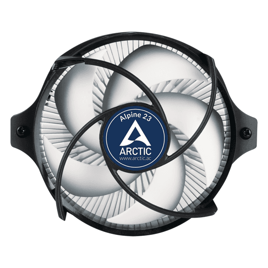 Ftohës për Procesor Arctic Alpine 23 / AMD AM5 AM4 / 90mm Fan / 100-2000 RPM - Zezë - 3