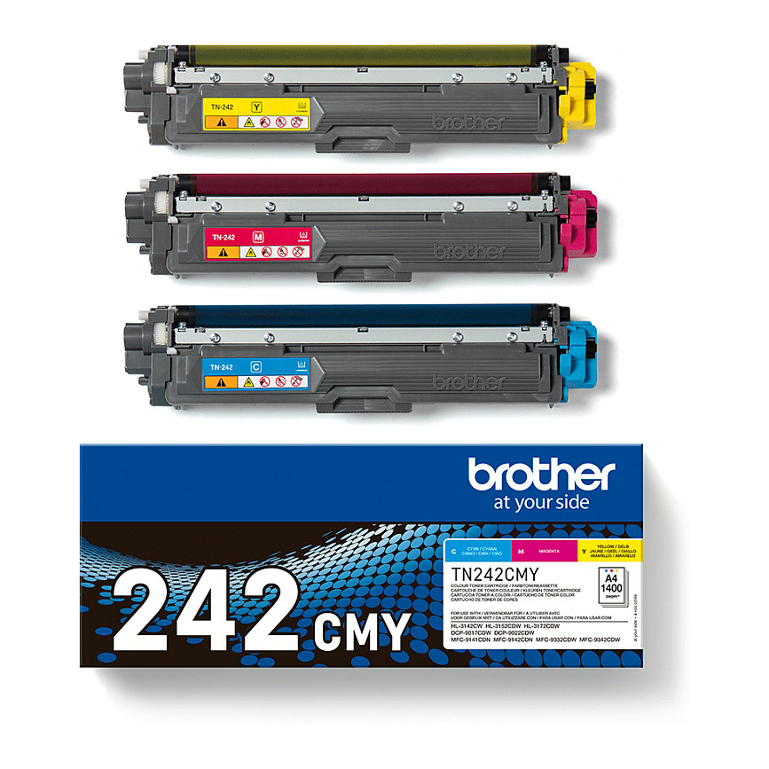 Toner Brother TN-242CMY / Multipack  deri në 1.400 faqe secila – Shumëngjyrëshe - 4