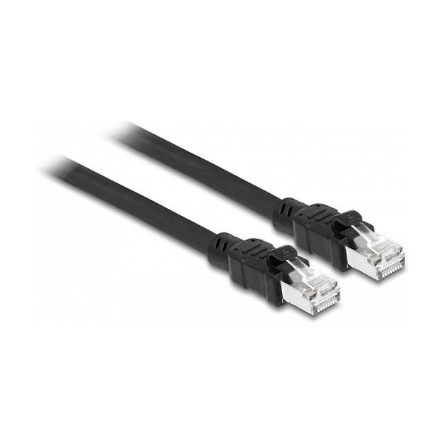Kabllo për Rrjet DeLOCK 80116 / Cat 6A / F/UTP / RJ-45 / 10 Gbit/s / 5m - Zezë - 2