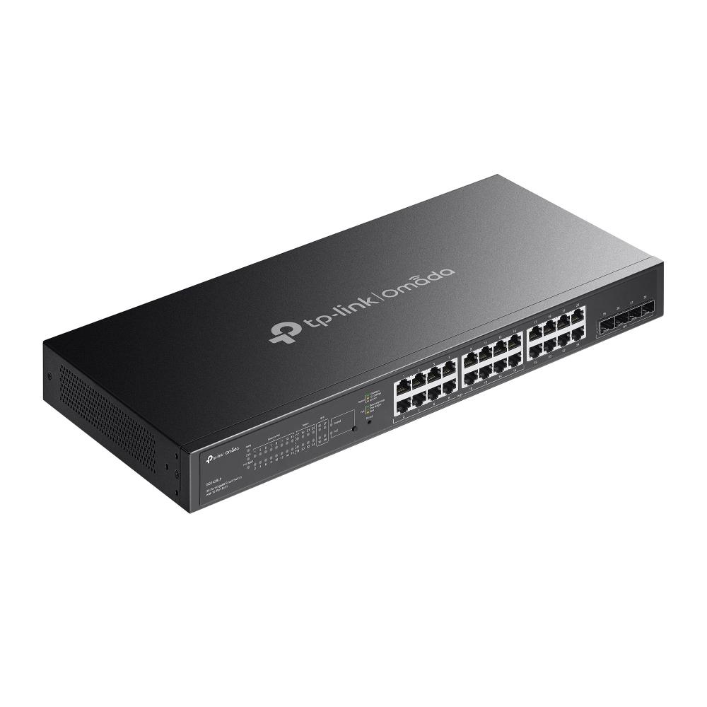 Switch TP-Link Omada SG2428LP V1, 24x Gigabit, 16x PoE+, 4x SFP, 150W PoE, 56 Gbps - Gri - 1