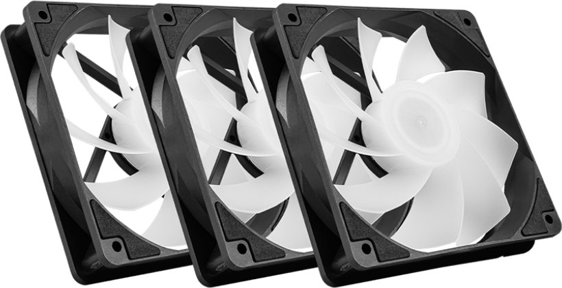 Ftohës për Kasë MSI MAG F120 / 120mm / 1300 RPM / 3-Pin / ARGB / 3-Pack – Zezë