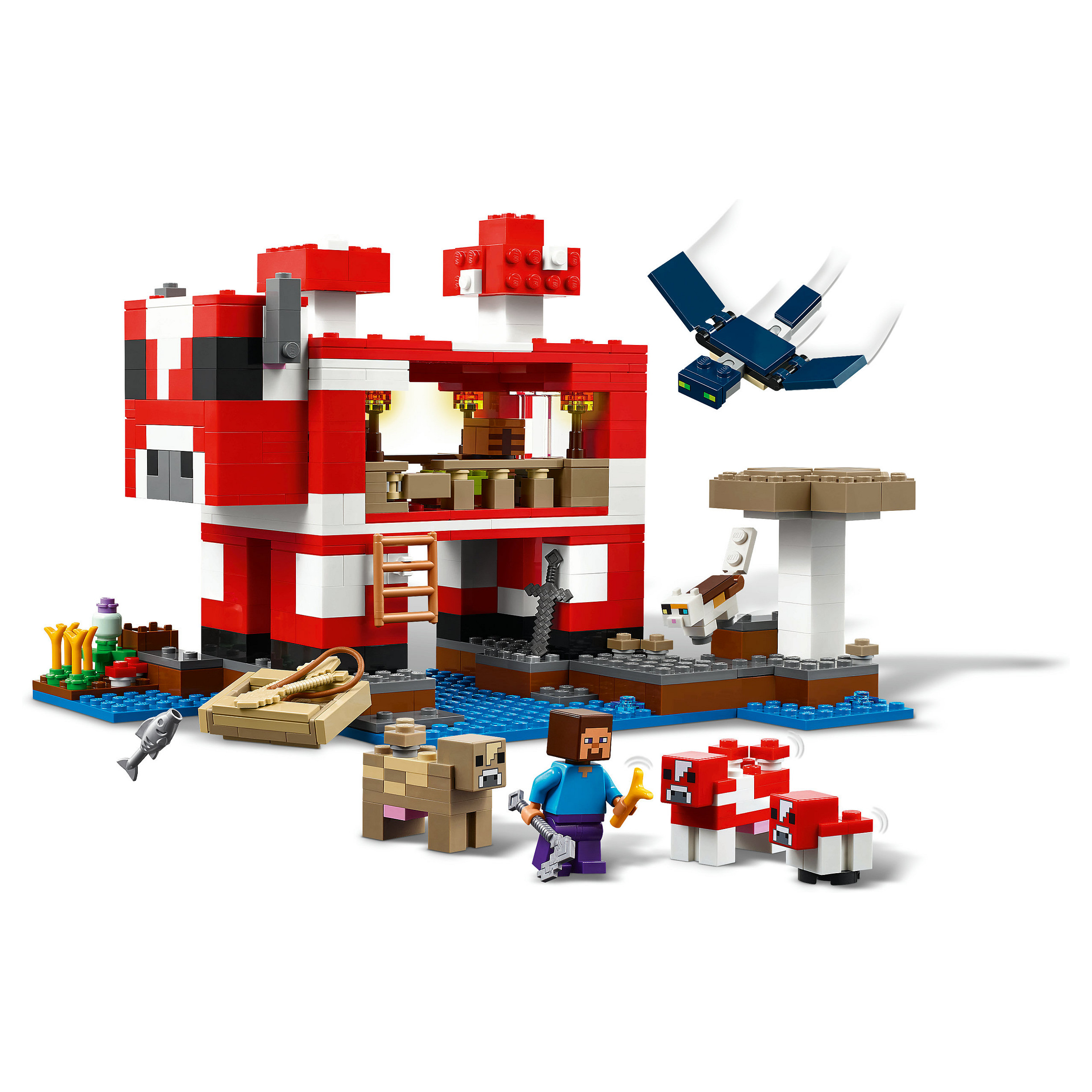 LEGO 21270 Minecraft The Mooshroom House - 28