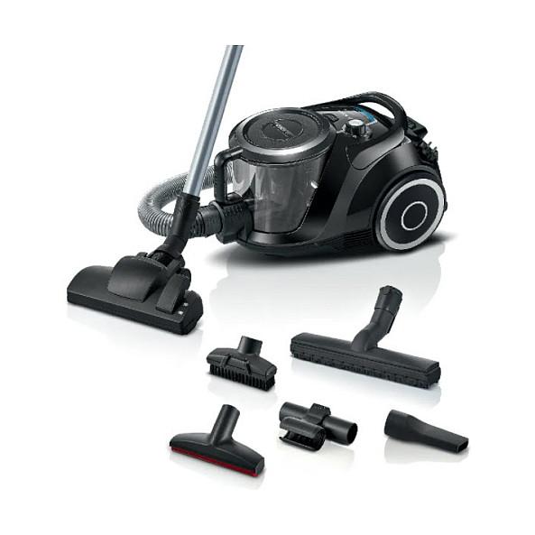 Fshesë Elektrike Bosch Serie 6 BGC41XSIL, 700W, Pa Qese, Kapacitet 2.4L, Filtër UltraAllergy, 68 dB – Zezë - 11