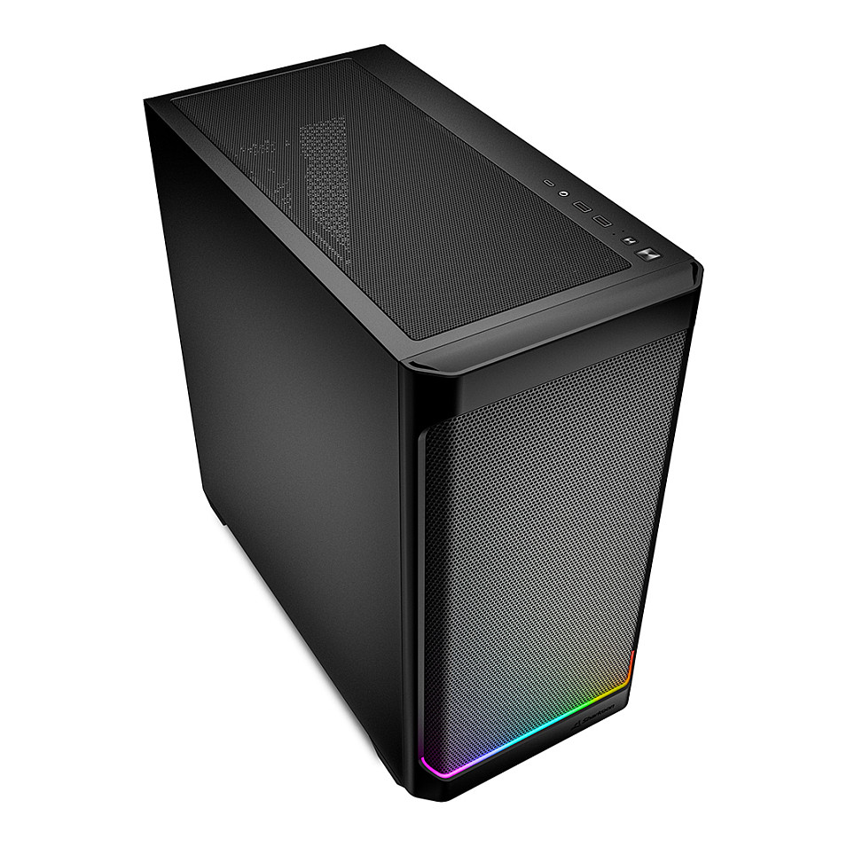 Kasë Sharkoon MK4 RGB Micro-ATX 1xMetal - Zezë - 3