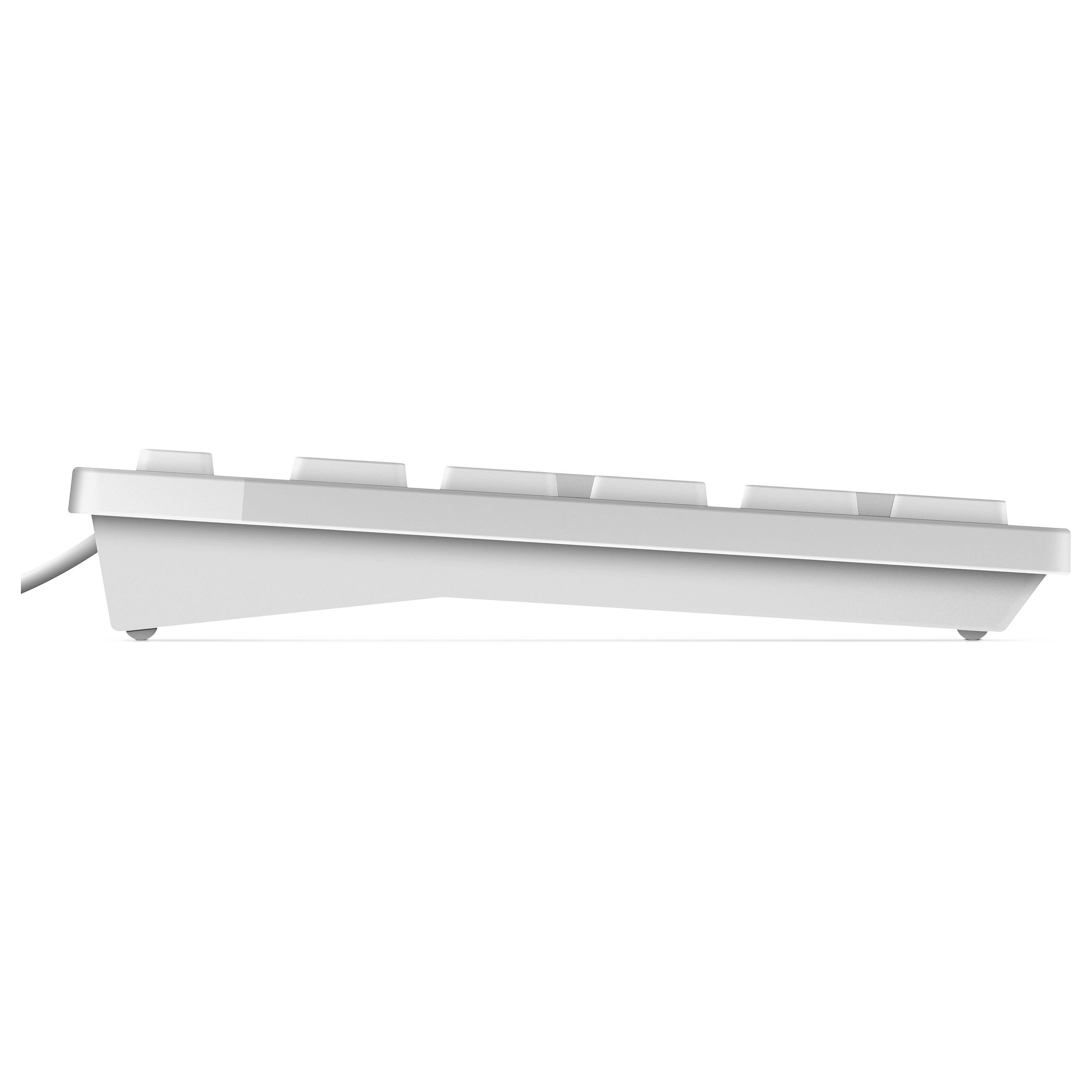 Tastierë me kabllo Dell KB216 / USB / QWERTZ (DE) / Full-Size / Chiclet / Multimedia – Bardhë - 3