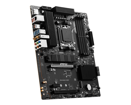 Pllakë Amë MSI PRO B650-S WIFI / AM5 / B650 / DDR5 / ATX / DP / HDMI / Wi-Fi 6E / 2.5GbE LAN