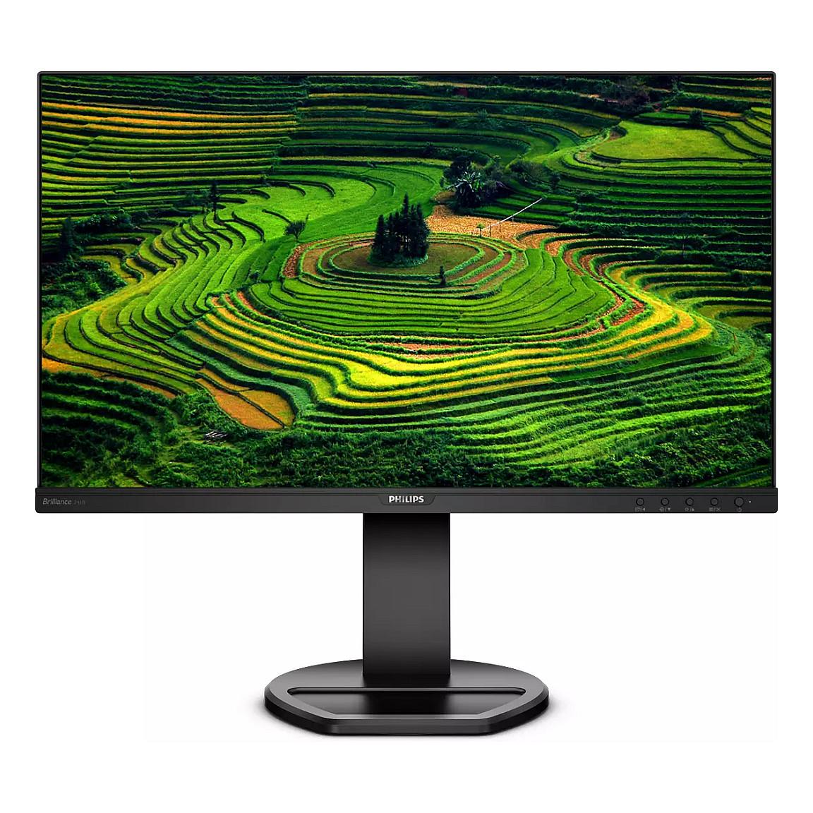 Monitor Philips B Line 241B8QJEB/00 / 23.8" / Full HD IPS / 75Hz / 5ms / HDMI+DVI+DP+VGA+USB - Zezë - 1