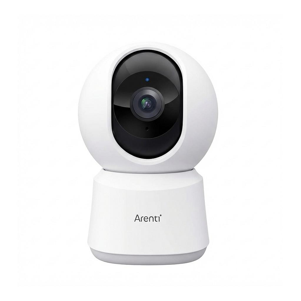 Kamerë Sigurie IP CCTV Arenti P2F, 3K 5MP, 2880 × 1620, 350°, 8x, Wi-Fi 2.4/5 GHz, IR 10 m - Bardhë