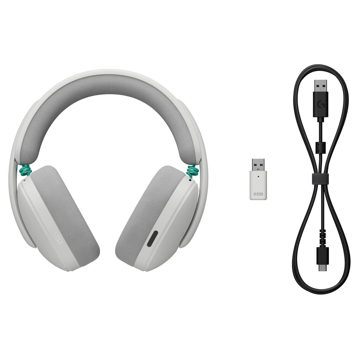 Kufje Gaming  Logitech G G325 LIGHTSPEED, Bluetooth, 20–20.000 Hz, Rreze pa kabllo 30 m – Bardhë - 5