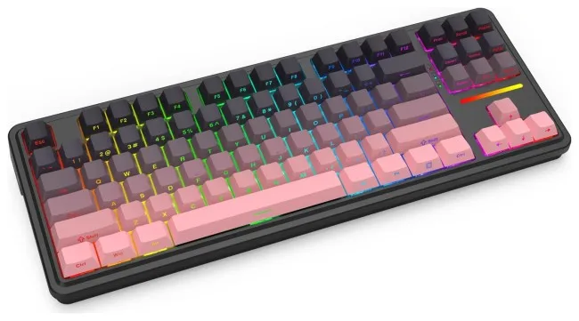 Tastierë Gaming Redragon K728SP-RGB-PRO Antonium PRO / Wired & Wireless / US Language – Zezë / Rozë - 5