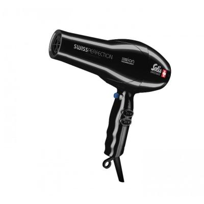 Tharëse për flokë Solis Swiss Perfection Type 440 / 2300W / AC Motor / Ion / 2 Shpejtësi / 3 Temperatura / Cool Shot – Zezë