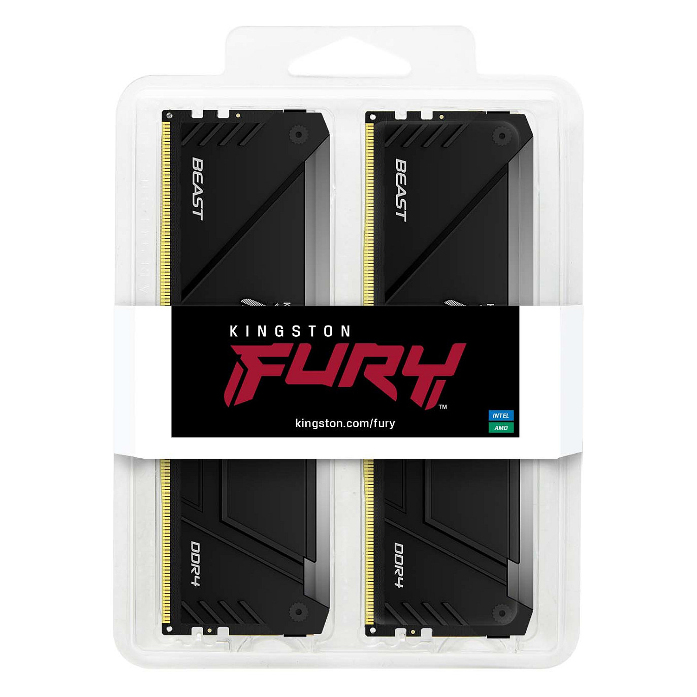 RAM Memorie KINGSTON 16GB 3600MT/s DDR4 CL17 DIMM Kit of 2 FURY Beast RGB - 3