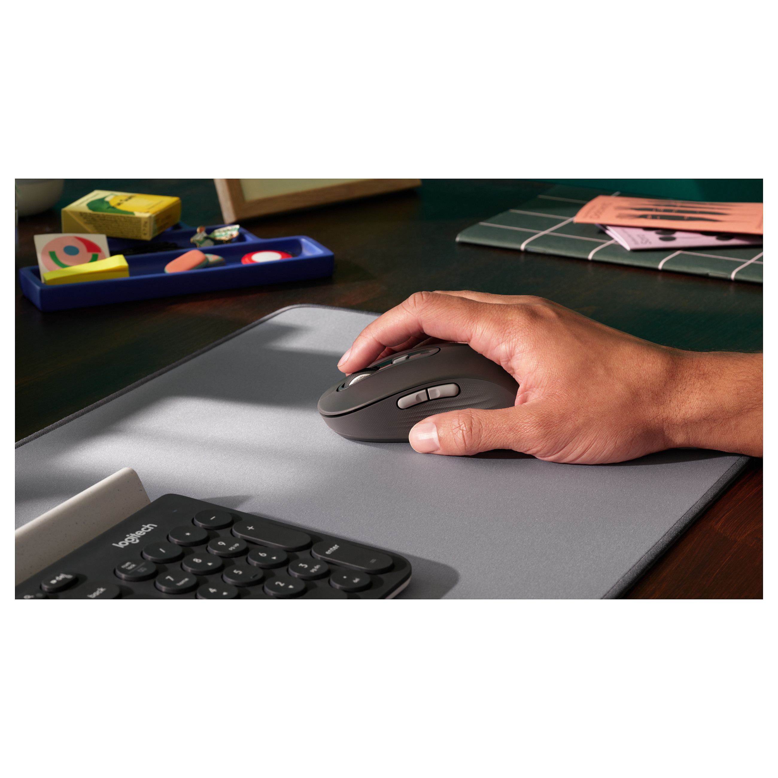 Maus pa kabllo Signature plus / M750 / L / WRLS - Grafit - 14