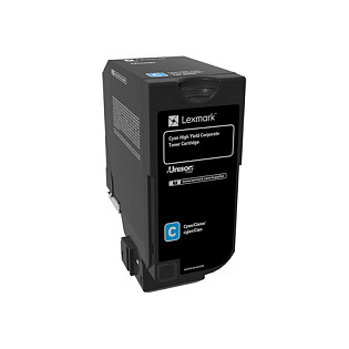 Toner Lexmark 74C2HCE Cyan deri në 12.000 faqe - 1