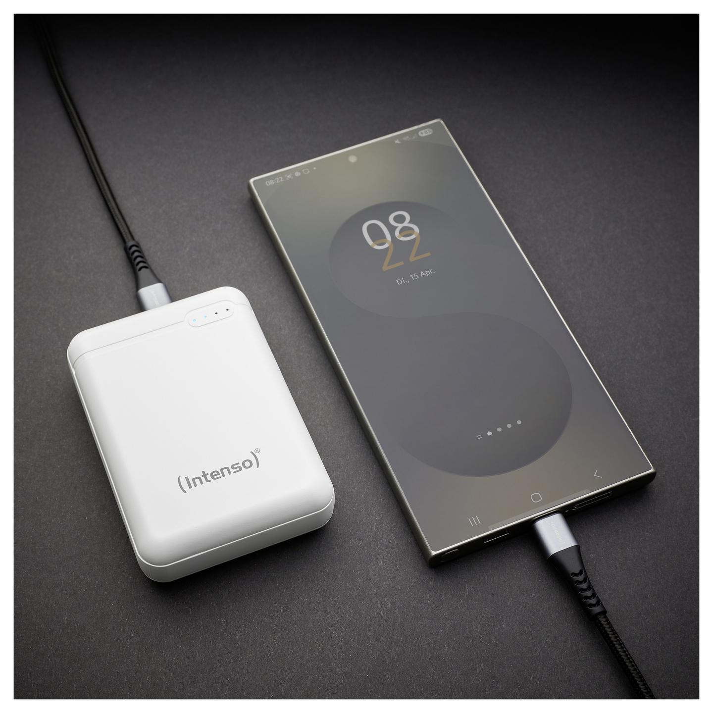 Powerbank Intenso XS10000, 10000 mAh, LiPo, USB-A, USB-C - Bardhë - 9