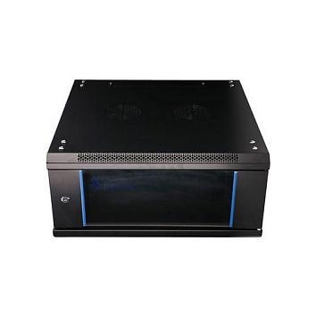 Kabinet Rack Extralink EX.2893, 4U, 19", 600×600mm, Montim në Mur, 30kg - Zezë - 2