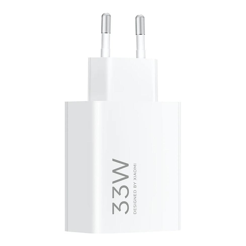 Karikues Xiaomi 33W Charging Combo Type-A / USB-A / Kabllo USB-A në USB-C / 1 m - Bardhë - 1