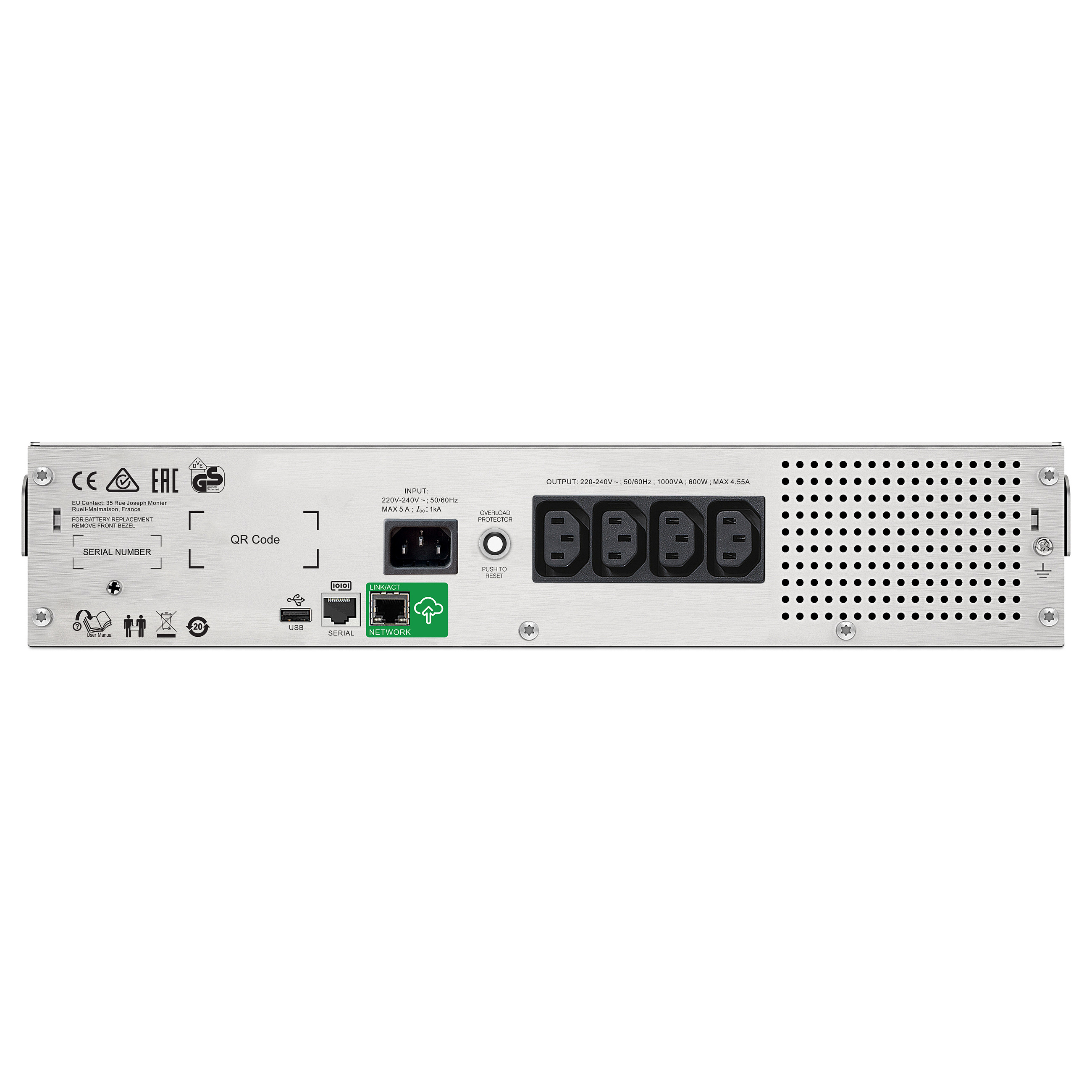 APC Smart-UPS SMC1000I-2UC 1000VA/600W Rack 2U UPS – SmartConnect Cloud Monitoring - 2