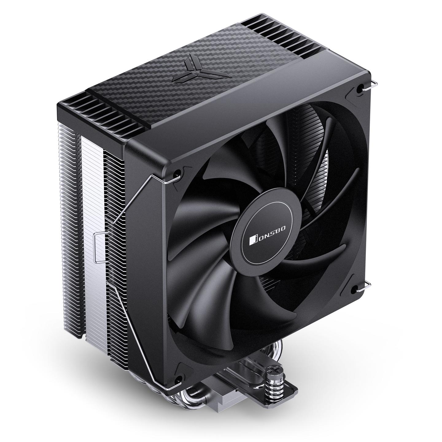 Ftohës për Procesor Jonsbo CR-1000MAX V2 Color / 230W D-TDP / 6×6mm Heatpipe / 120mm PWM Fan / RGB / LGA115x/1200/1700/1851 / AM4/AM5 – Zezë - 1