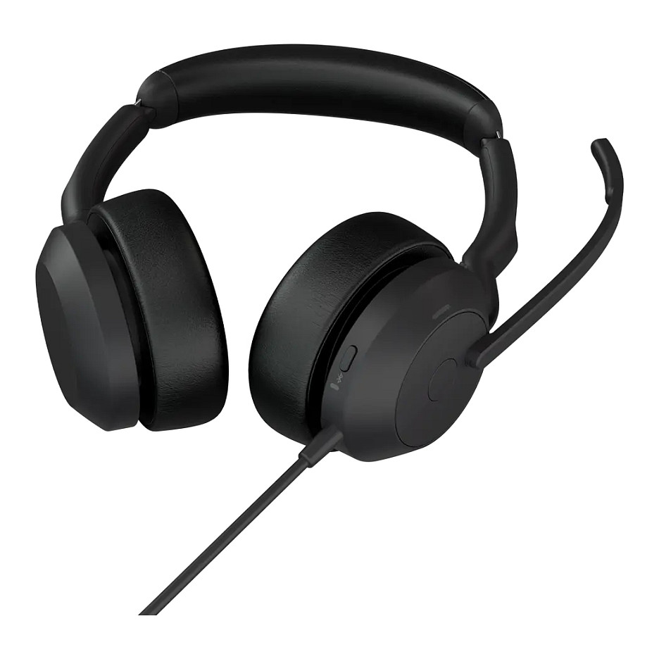 Kufje me Kabllo Jabra Evolve2 50 / UC / Stereo / USB-A & USB-C - Zezë - 2