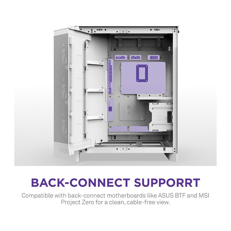 Kasë NZXT H9 Flow RGB+ CM-H92FW-P1 -Bardhë - 9