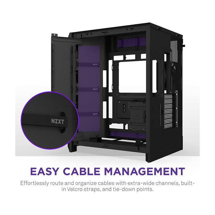 Kasë NZXT H9 Flow RGB CM-H92FB-R1 -Zezë - 9