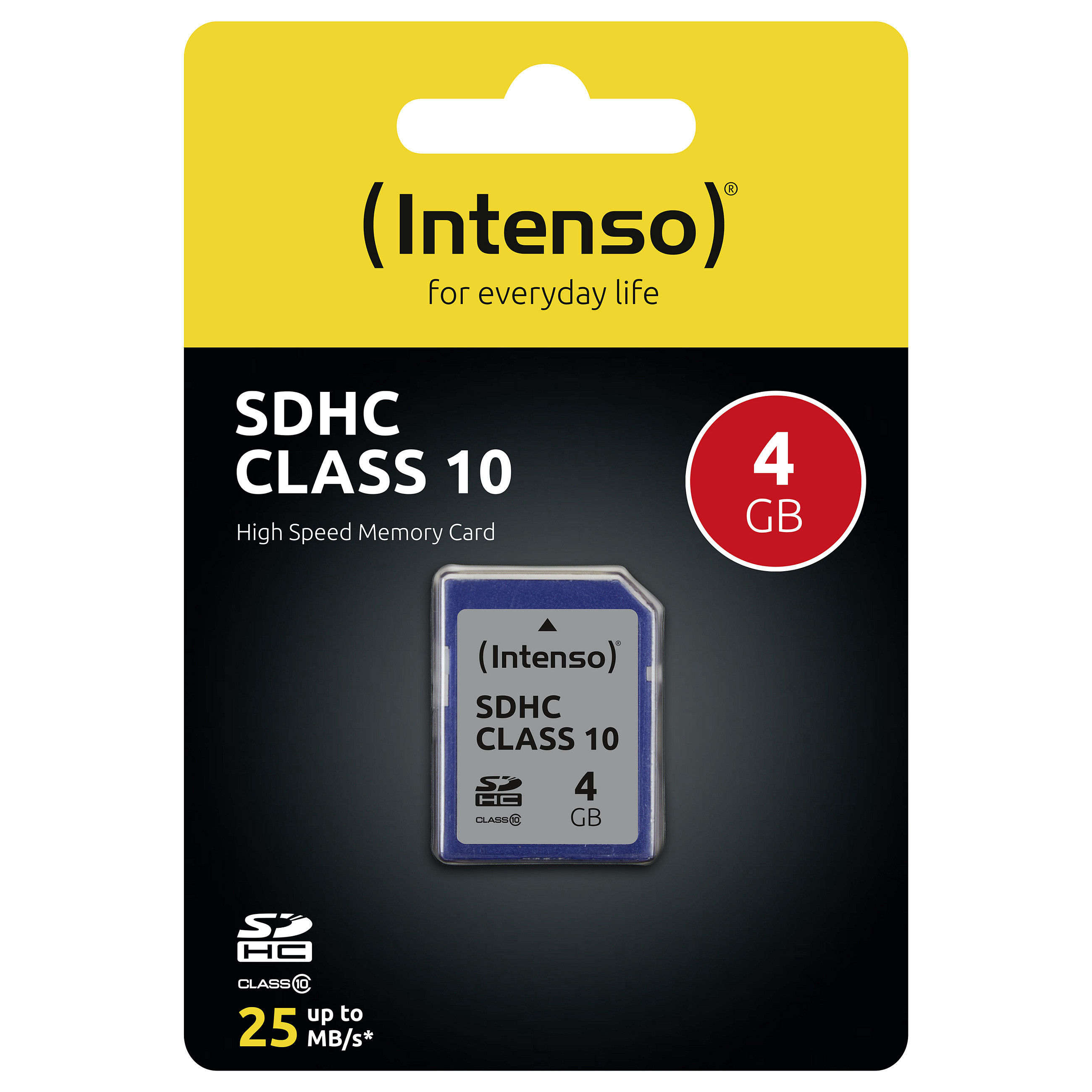 Kartë Memorie SD CARD 4GB Intenso 3411450 MicroHC 20MB/s - 2