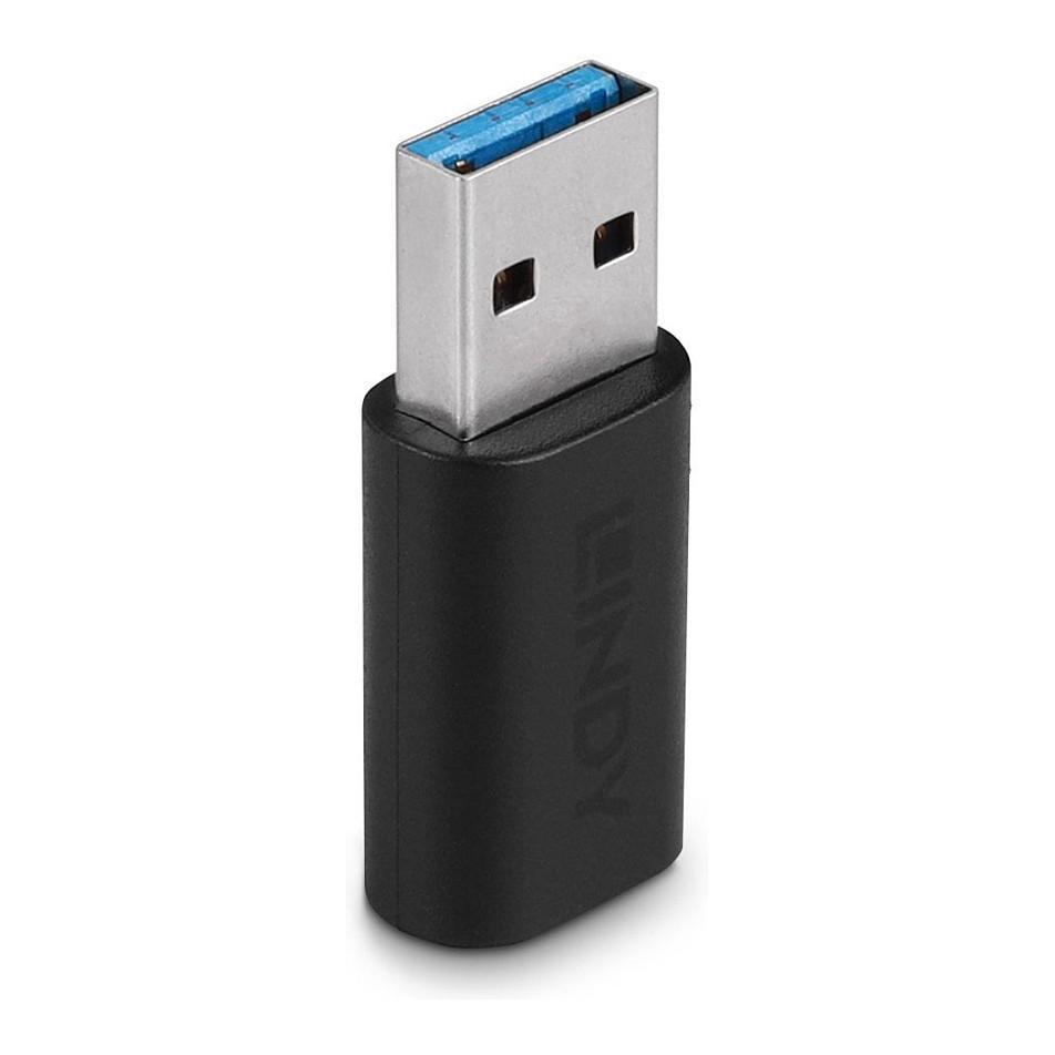 Adapter USB Lindy 41904 / USB-A në USB-C / USB 3.2 Gen 2 / 10 Gbit/s