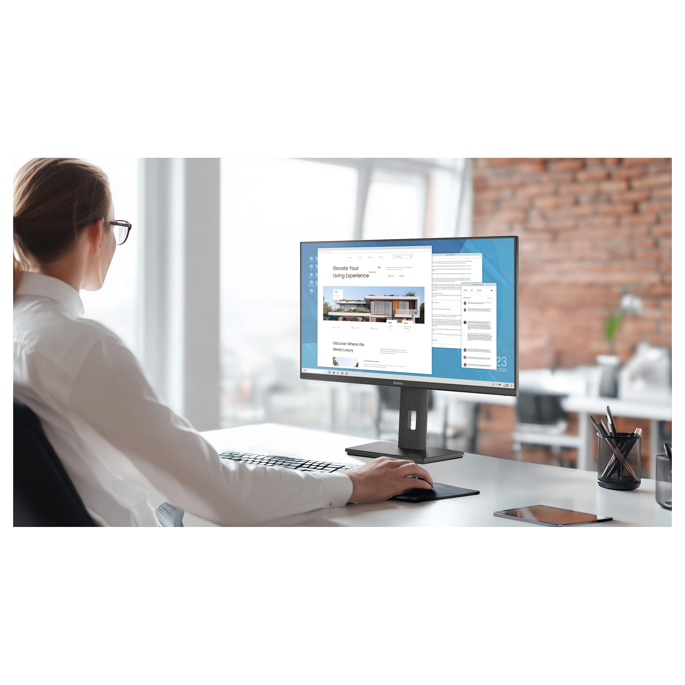 Monitor iiyama ProLite XB2797QSU-B1 / 27"/ Quad HD IPS LED / 75Hz / 1ms / HDMI+DP - Zezë - 27