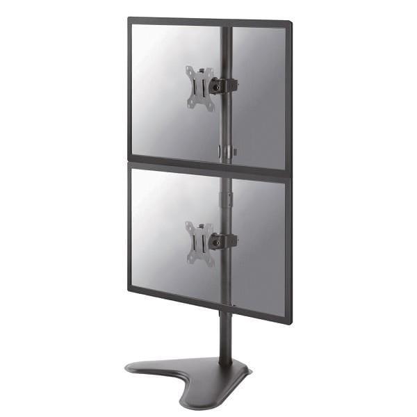Mbajtëse për Monitor Neomounts FPMA-D550DDVBLACK / 2 Monitorë / 10–32" / deri 6kg për Monitor / VESA 75x75 & 100x100 / Rotacion 360° / Lartësi e Rregullueshme - Zezë - 1