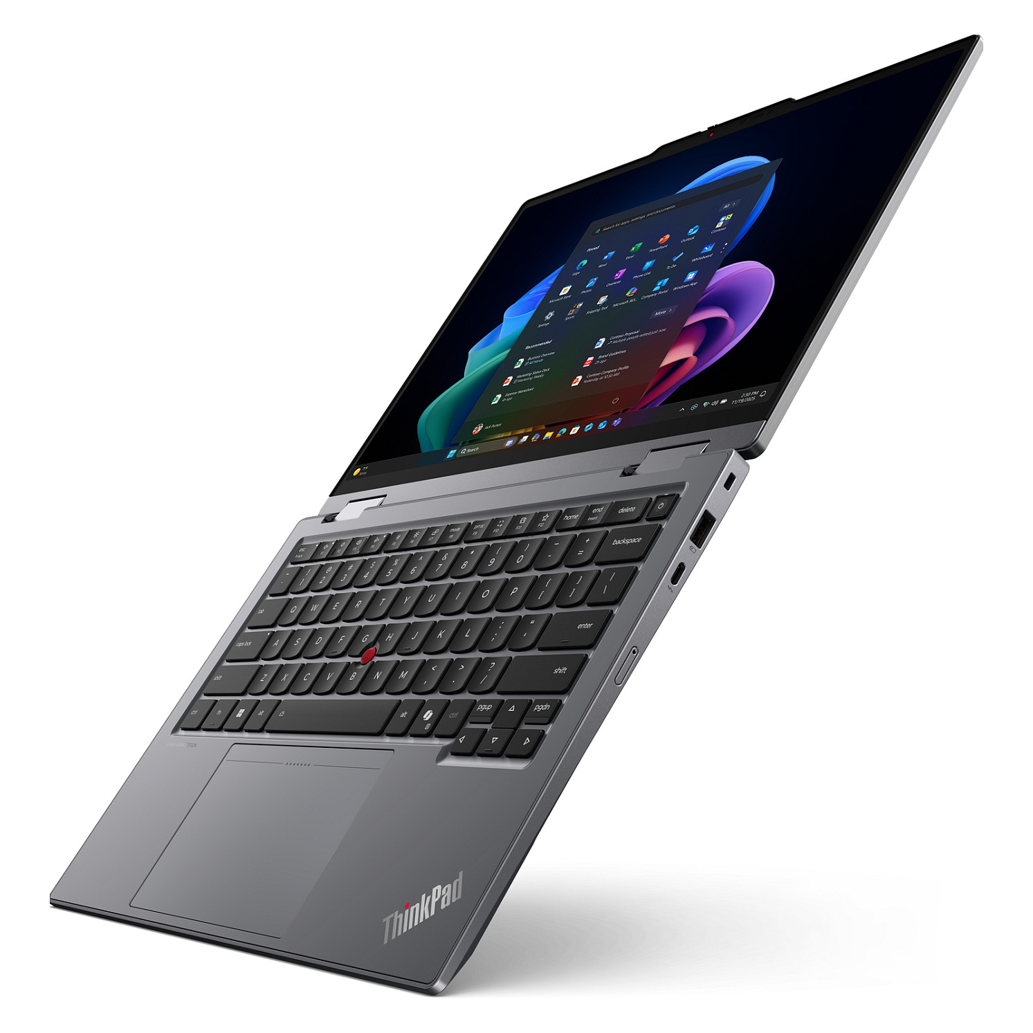 Laptop Lenovo Thinkpad X1 2in1 G11 / Ultra 7 355 / 32GB LPDDR5X / 512GB / 14" WUXGA IPS AG Touch 60Hz / Intel Graphics / DE  - Gri - 4