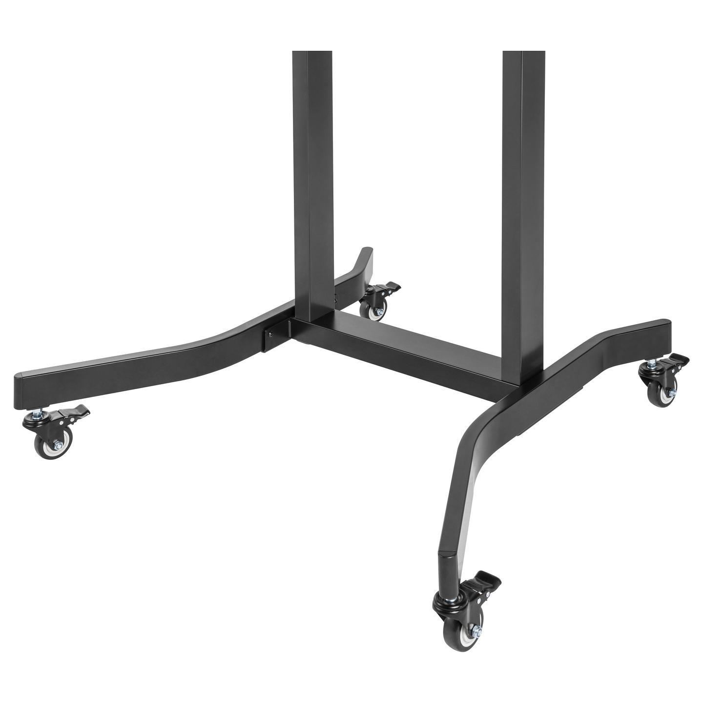 Mbajtëse për TV Equip 650632 , 55–100" , deri 120kg , stativ mobil , me rrota , lartësi motorike e rregullueshme , VESA 200x200–800x600 - Zezë - 6