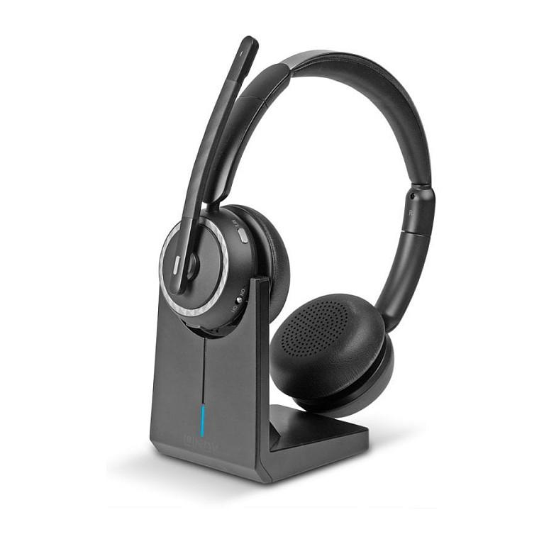 Kufje pa kabllo Lindy L118 / On-Ear / Bluetooth 5.2 / 40 mm / Noise Cancelling / 50 orë / Mikrofon – Zezë - 1