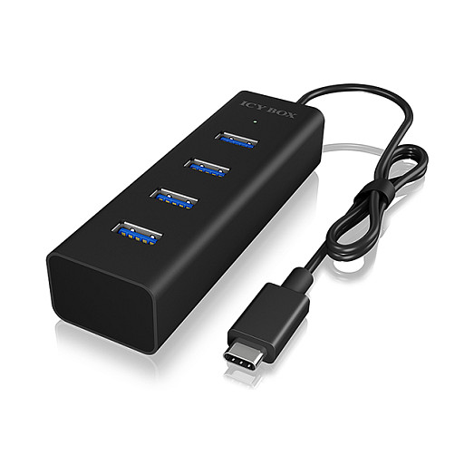 HUB USB ICY BOX IB-HUB1409-C3 / USB-C / 4-Port / 4xUSB 3.0 / I zi - 1