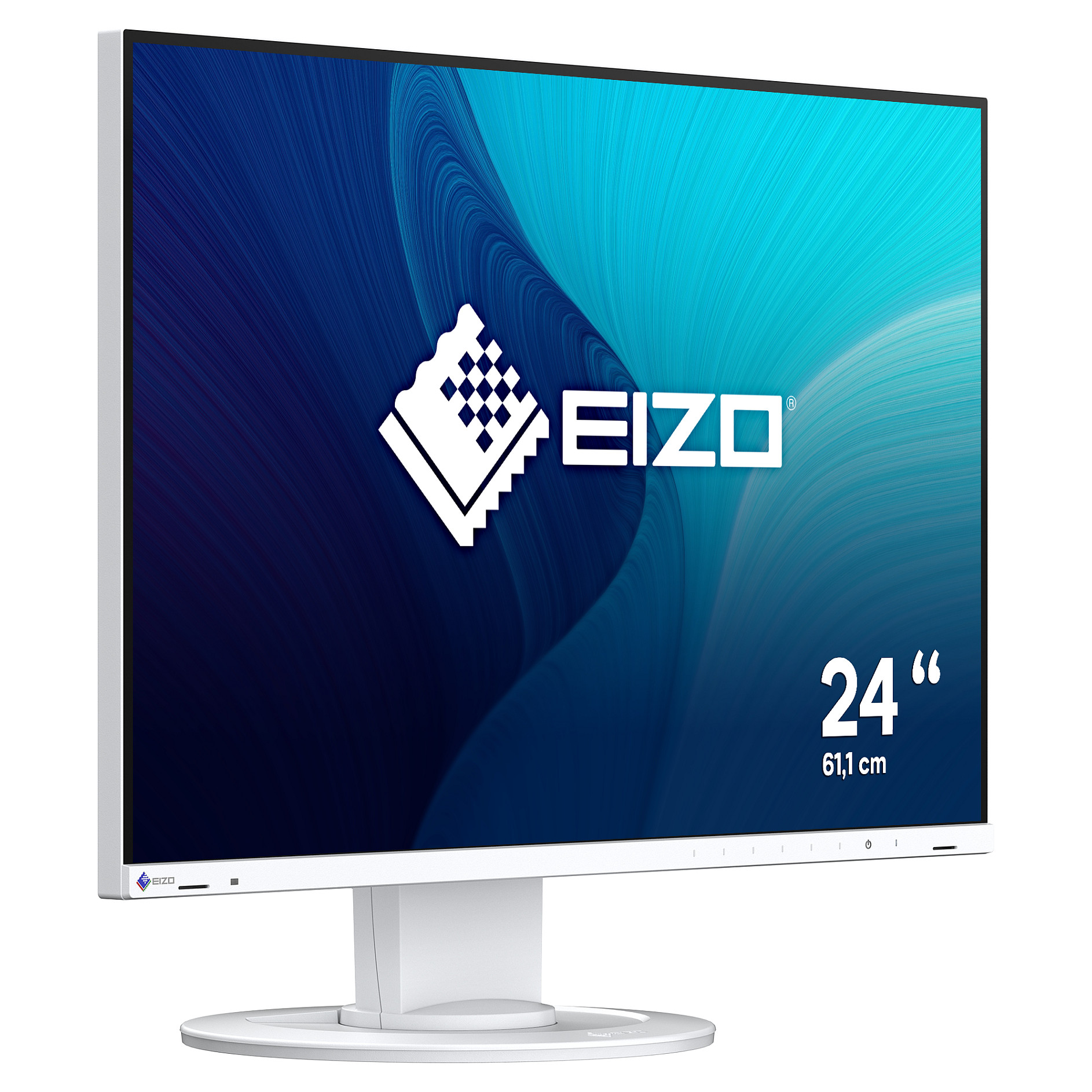 Monitor Eizo FlexScan EV2410R-WT / 24.1" / WUXGA IPS / 60Hz / 5ms / DisplayPort+DVI+HDMI - Bardhë - 3