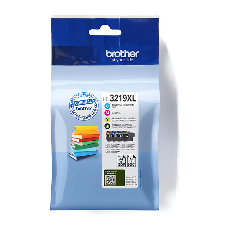 Toner Brother Tinte LC-3219XLVALDR Paketë Vlerë (BK/C/M/Y) - 1