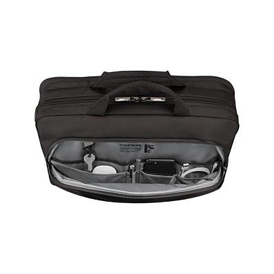 Çantë për Laptop Wenger XE Brief 16, 16", 18 L, Ndarje për Tablet 11", Ndarje e mbushur, Rrip për Trolley, 0.64 kg - Zezë - 6