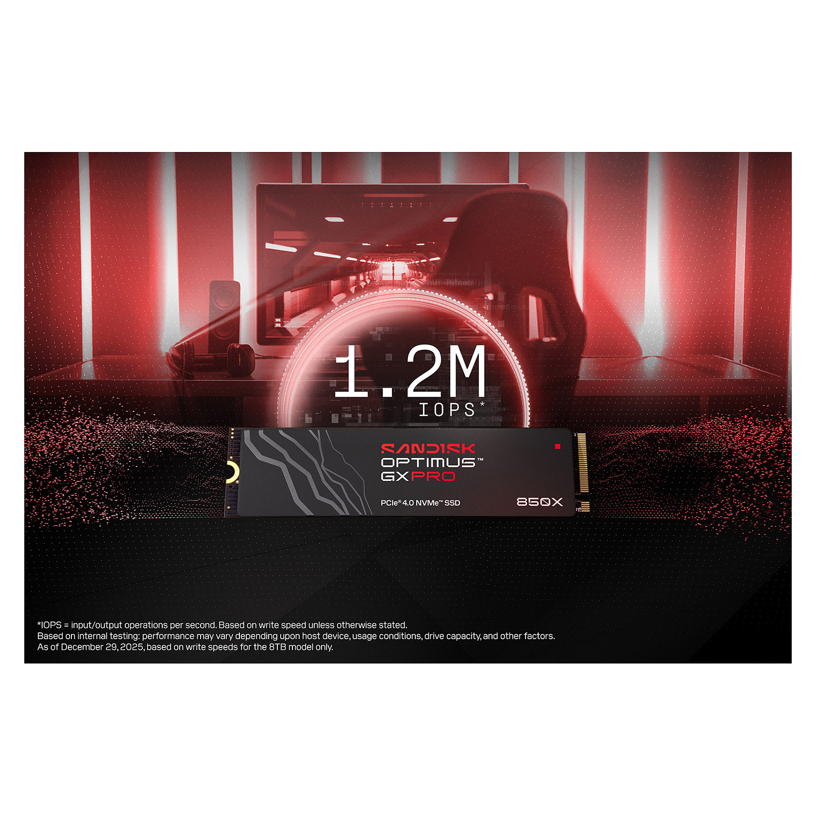 SSD e Brendshme SanDisk Optimus GX PRO 850X / 4TB / M.2 PCIe - 6