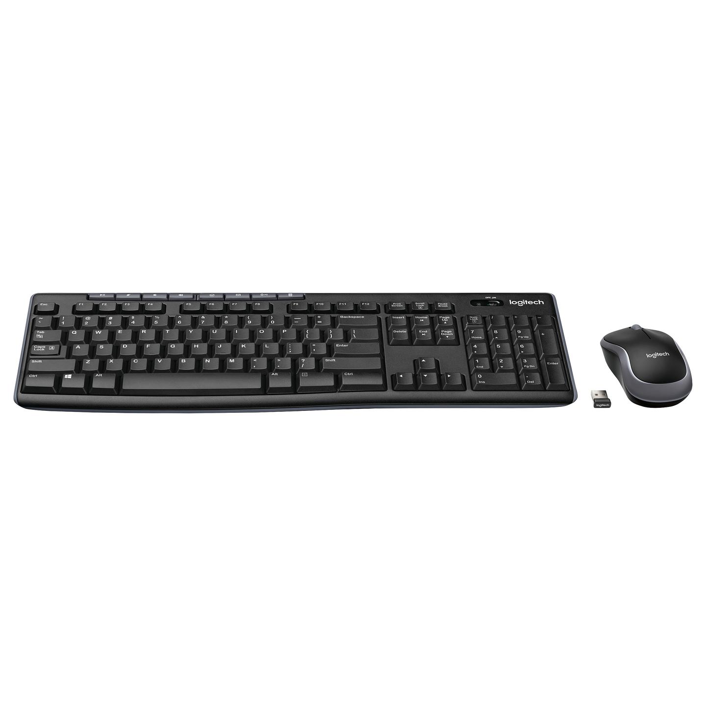 Combo (Tastierë & Maus) Logitech Wireless Combo MK270 / 920-004512 / Wireless 2.4GHz / IT / Full-Size / Shortcut Keys – Zezë - 2
