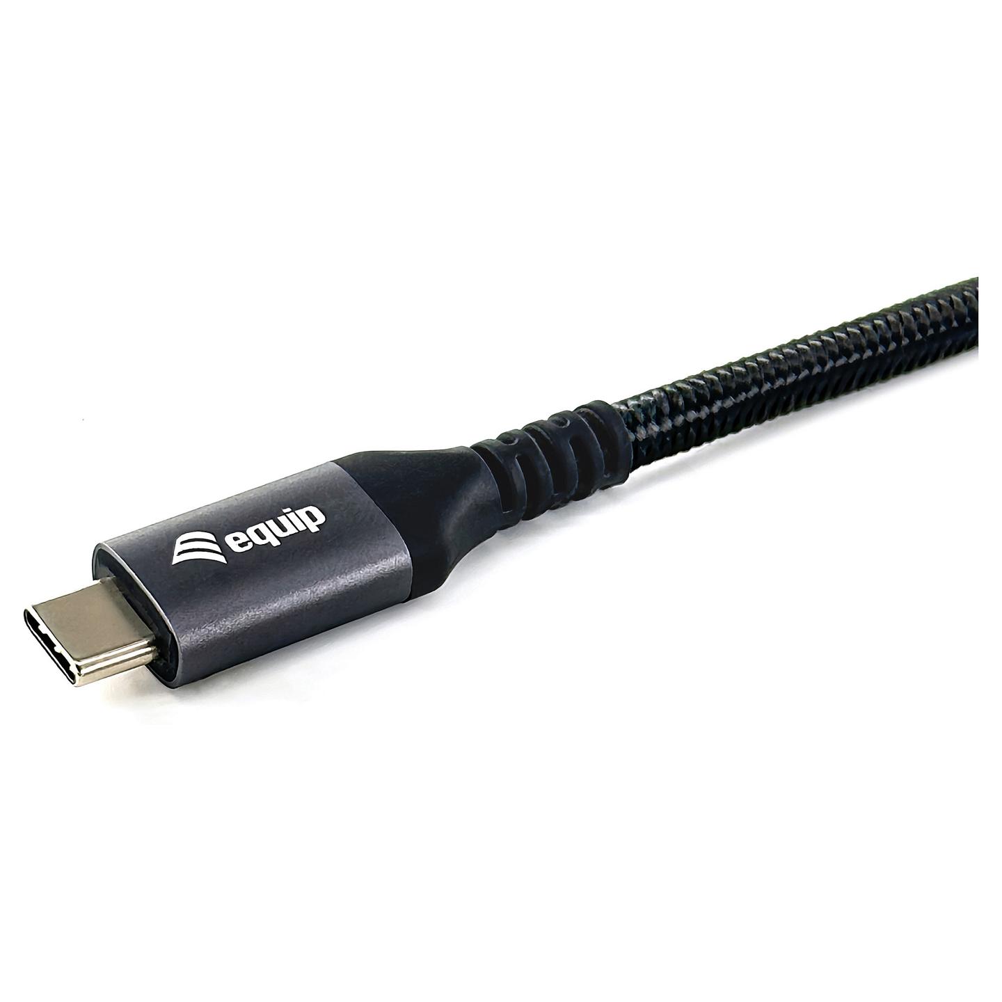Kabllo USB Equip 128384 / USB-C në USB-C / USB4 Gen 2x2 / 20 Gbit/s / PD 100W / 4K/60Hz / 3m - Zezë - 3